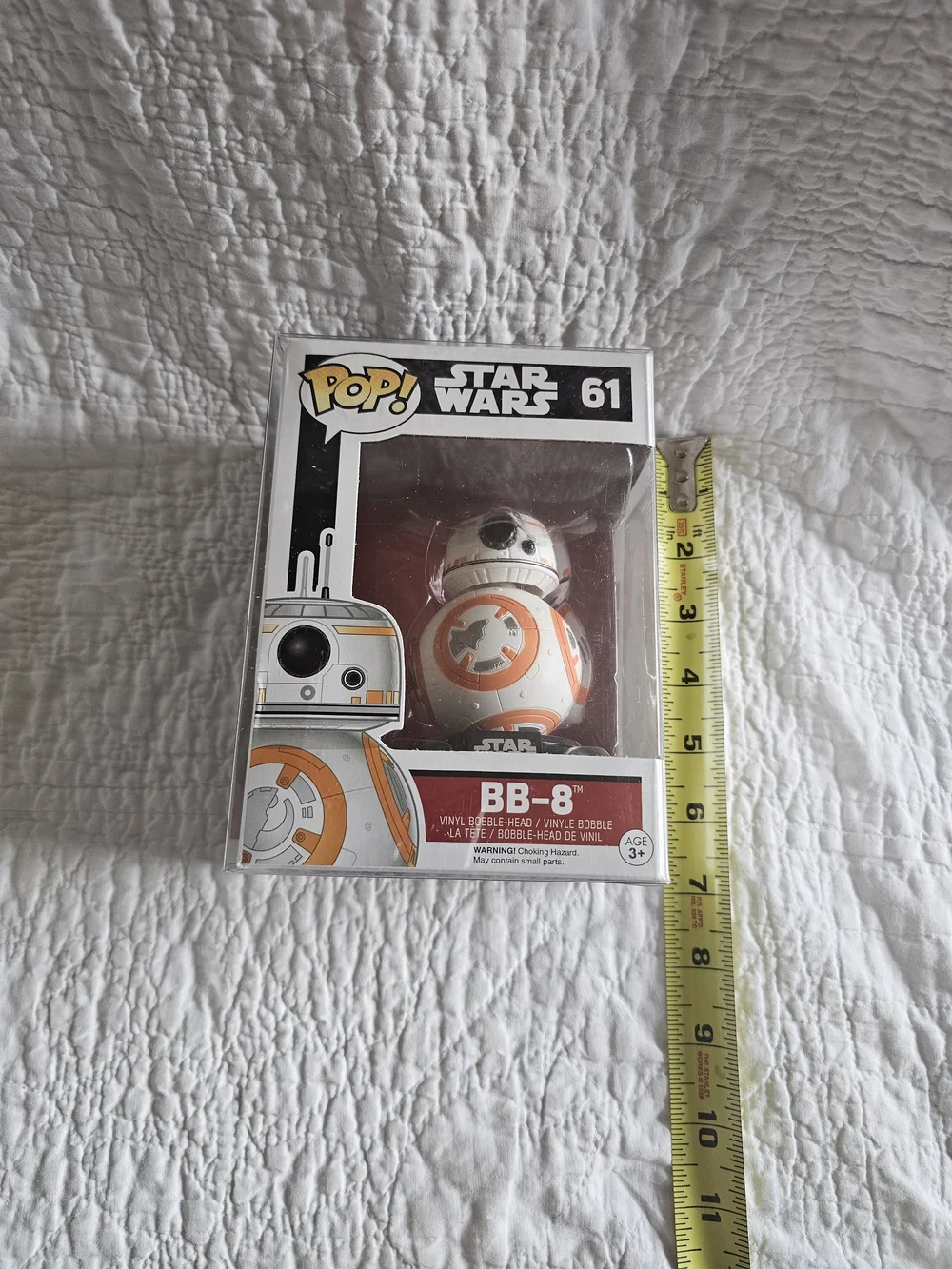 Funko Star Wars BB-8 Vinyl Figure In Clear Case - #61 NWT